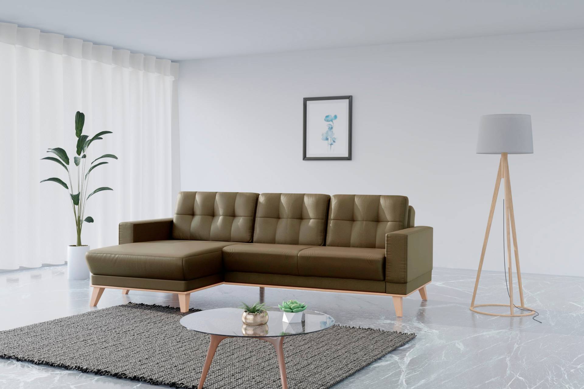 sit&more Ecksofa »Lavida L-Form«, wahlweise mit Kippfunktion und Bettkasten von sit&more