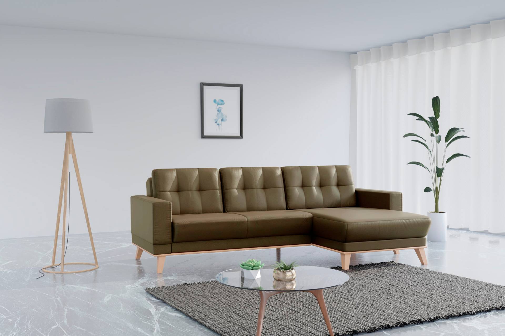 sit&more Ecksofa »Lavida L-Form«, wahlweise mit Kippfunktion und Bettkasten von sit&more