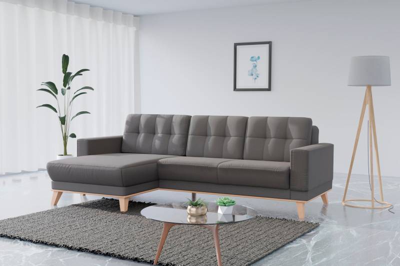 sit&more Ecksofa »Lavida L-Form«, wahlweise mit Kippfunktion und Bettkasten von sit&more