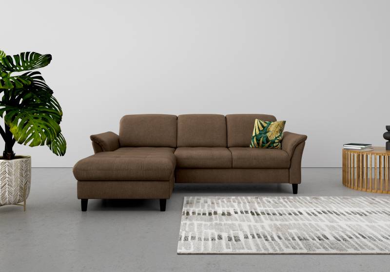 sit&more Ecksofa »Maggiore L-Form«, wahlweise mit Kopfteilverstellung, Bettfunktion und Bettkasten von sit&more