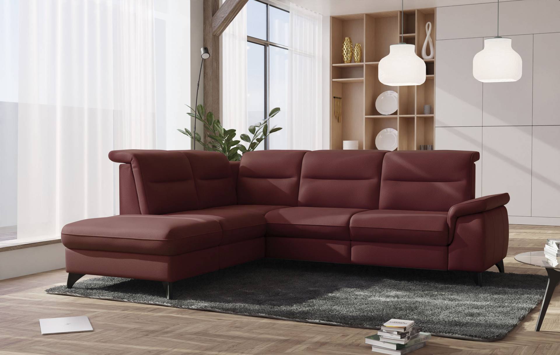 sit&more Ecksofa »Astoria L-Form«, wahlweise mit motorischer Relaxfunktion sit&more Ecksofa »Astoria L-Form«, wahlweise mit motorischer Relaxfunktion von sit&more