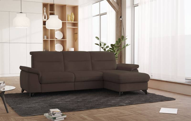 sit&more Ecksofa »Astoria L-Form«, wahlweise mit motorischer Relaxfunktion von sit&more