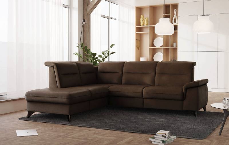 sit&more Ecksofa »Astoria L-Form«, wahlweise mit motorischer Relaxfunktion von sit&more