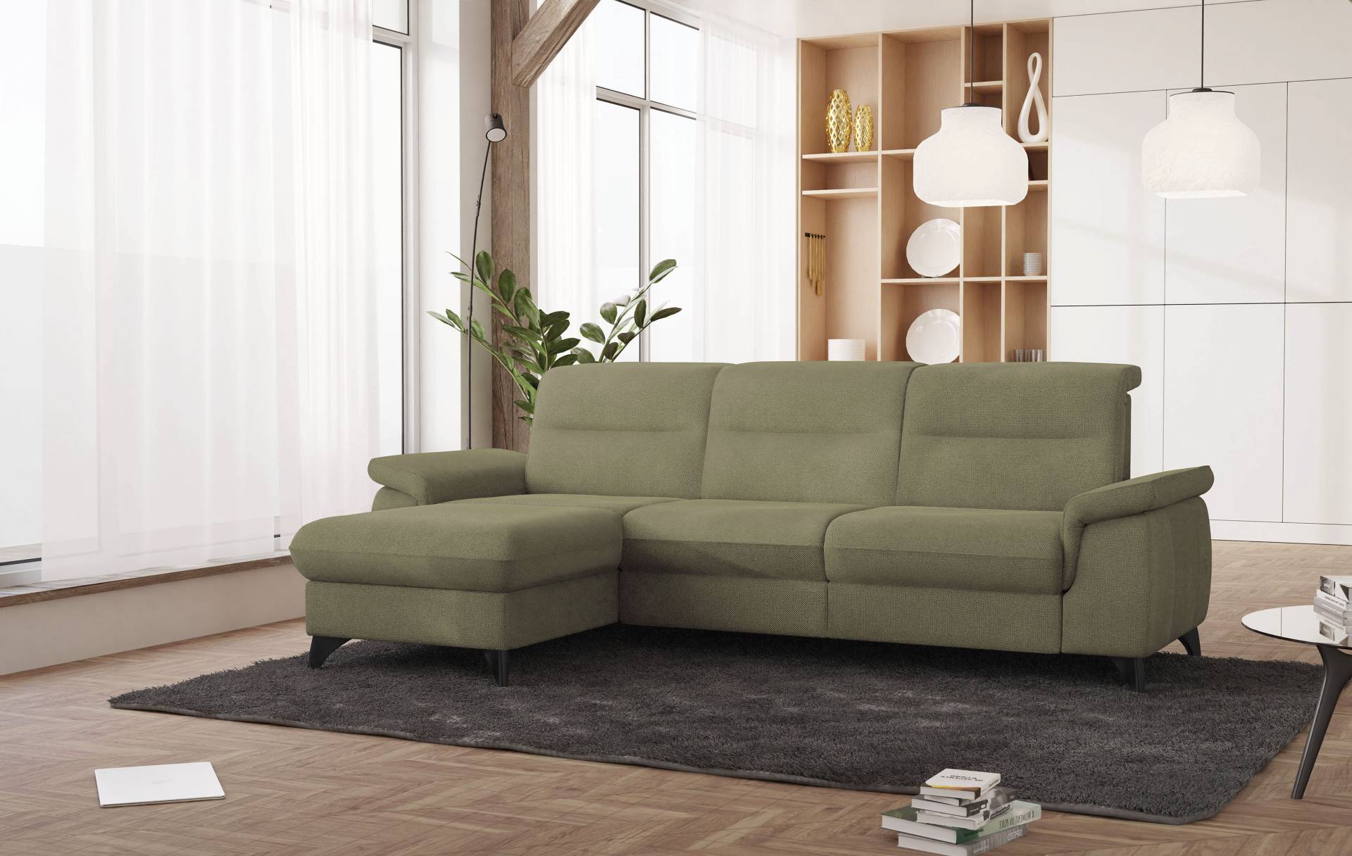 sit&more Ecksofa »Astoria L-Form«, wahlweise mit motorischer Relaxfunktion von sit&more