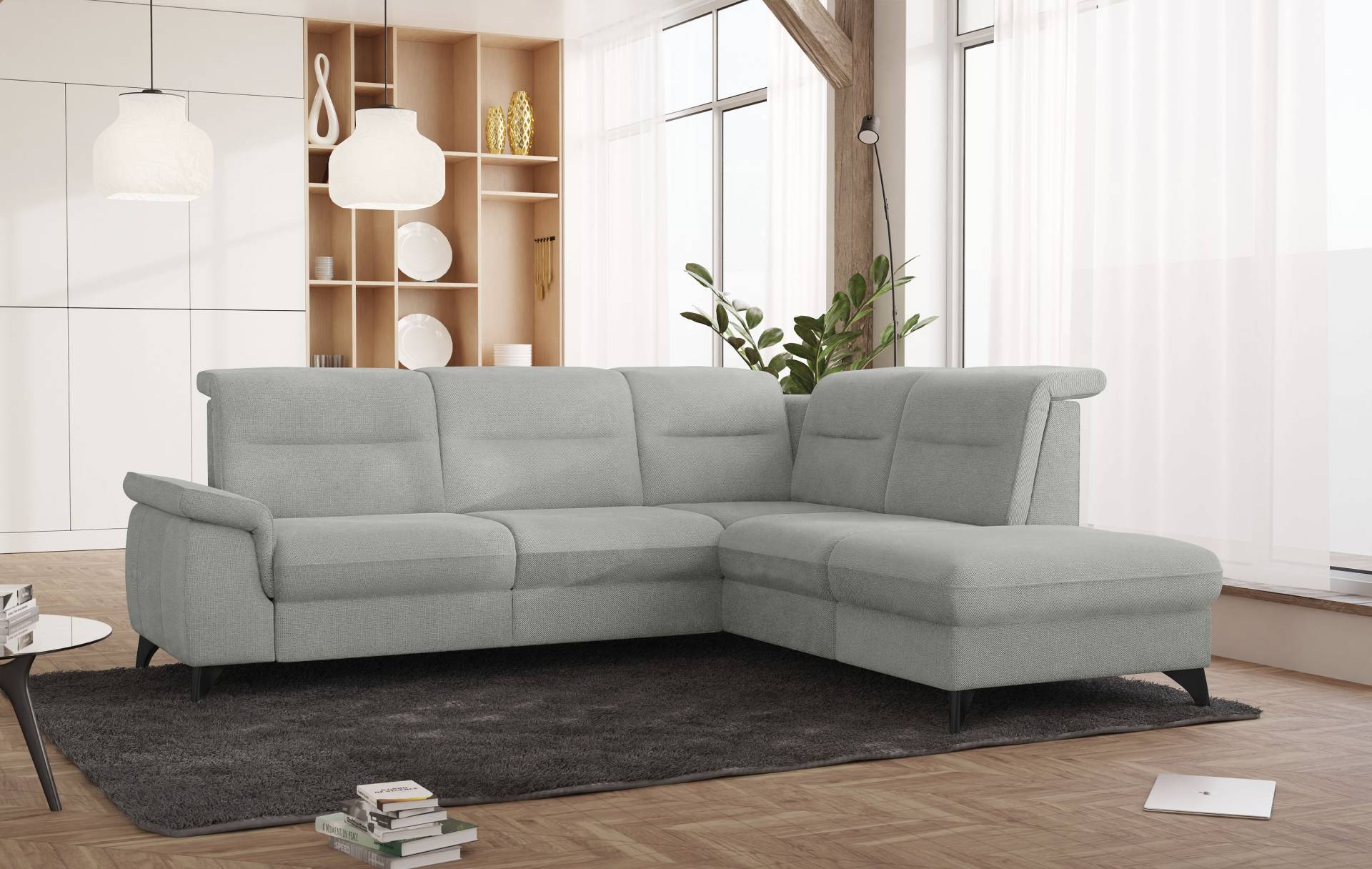 sit&more Ecksofa »Astoria L-Form«, wahlweise mit motorischer Relaxfunktion von sit&more