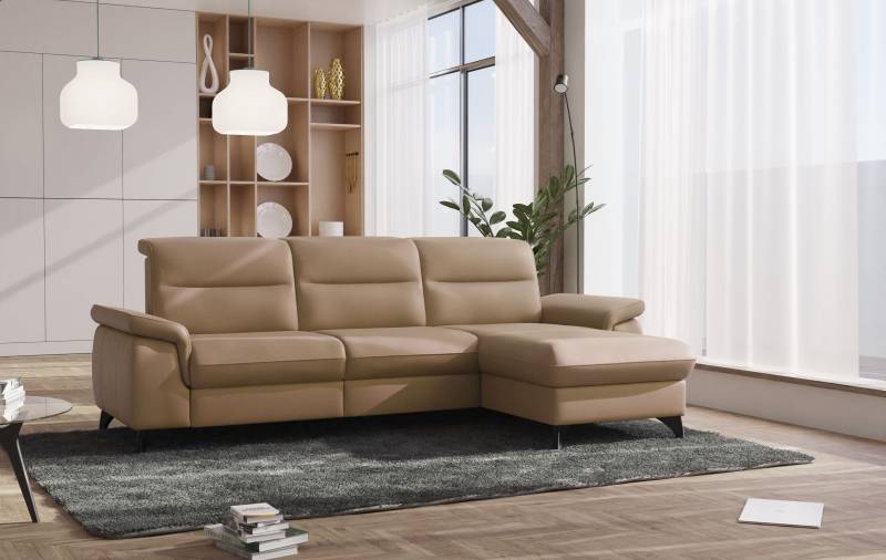 sit&more Ecksofa »Astoria L-Form«, wahlweise mit motorischer Relaxfunktion von sit&more