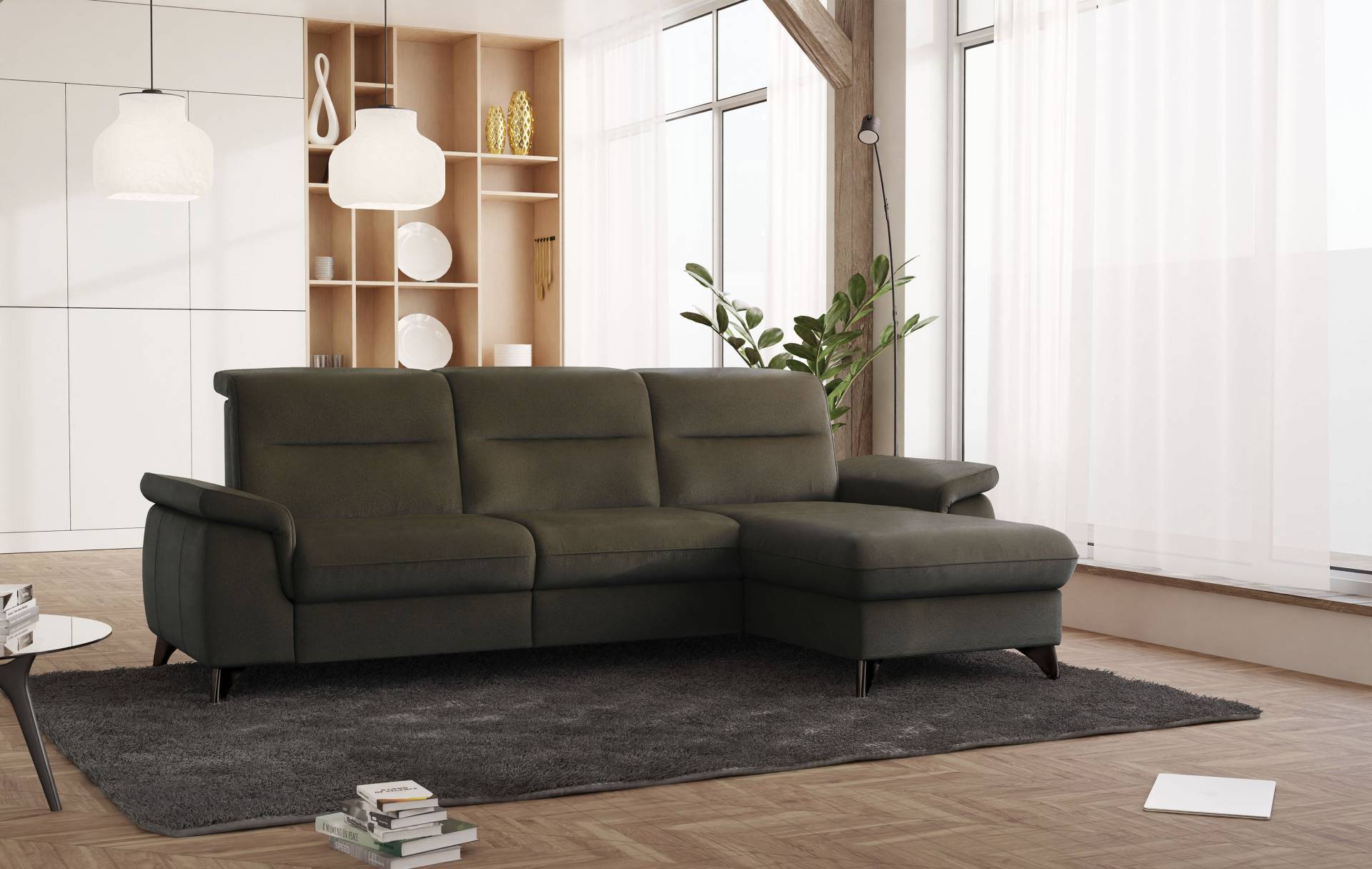 sit&more Ecksofa »Astoria L-Form«, wahlweise mit motorischer Relaxfunktion von sit&more