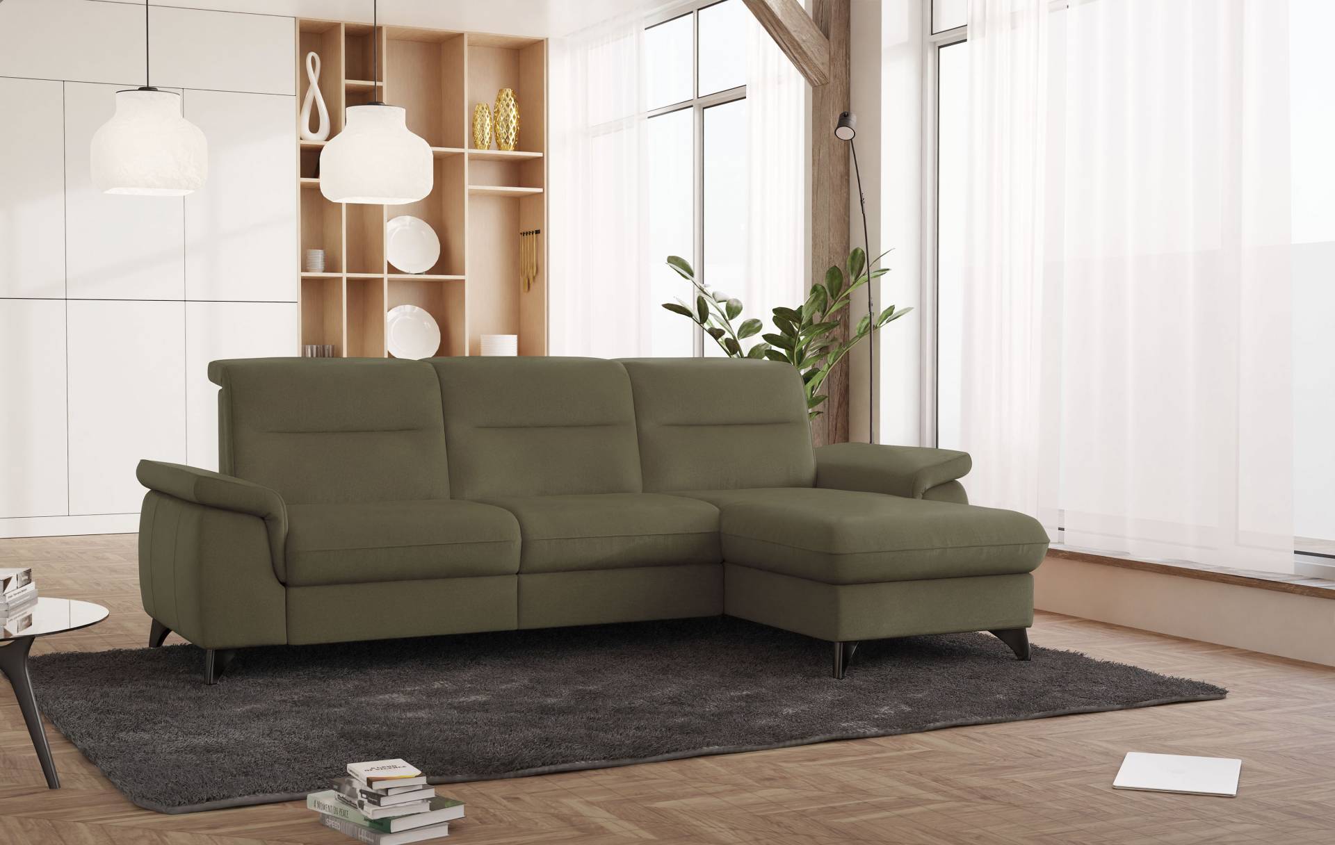 sit&more Ecksofa »Astoria L-Form«, wahlweise mit motorischer Relaxfunktion von sit&more