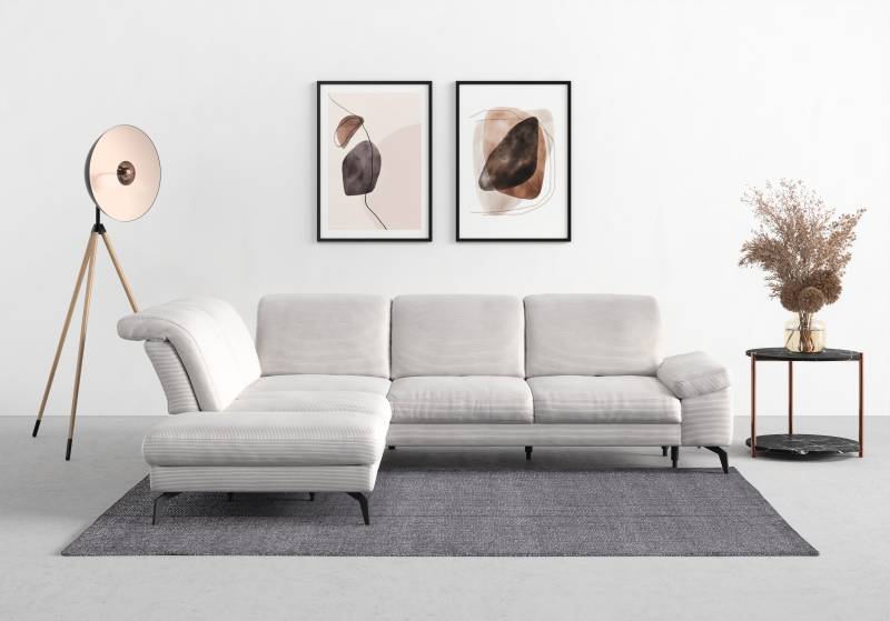 sit&more Ecksofa »Cabana L-Form«, Ottomane, wahlweise mit Sitztiefen-,Armlehnen- und Kopfteilfunktion von sit&more