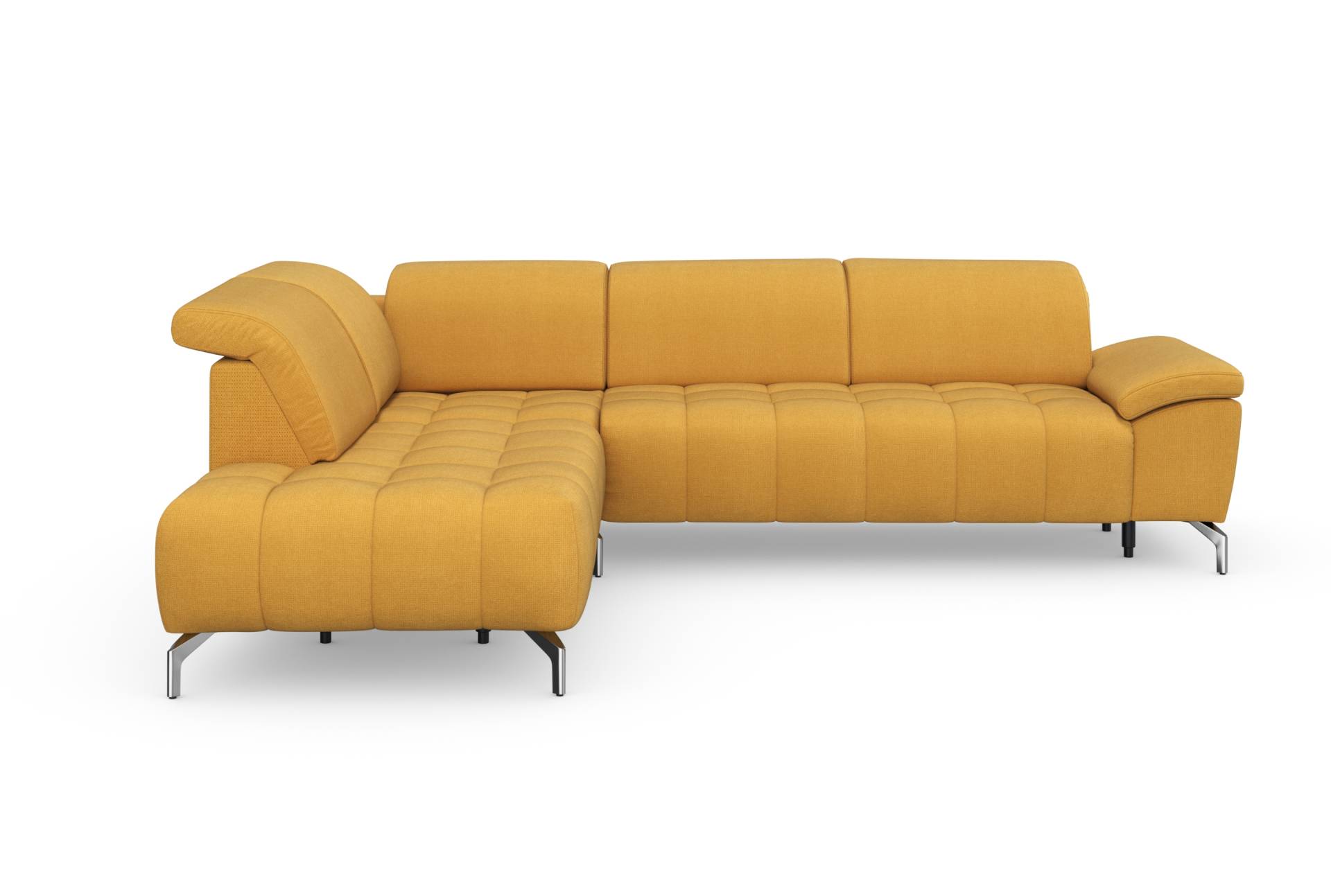 sit&more Ecksofa »Cool L-Form«, wahlweise mit Kopfteilverstellung und Vorziehsitz, motorisch von sit&more