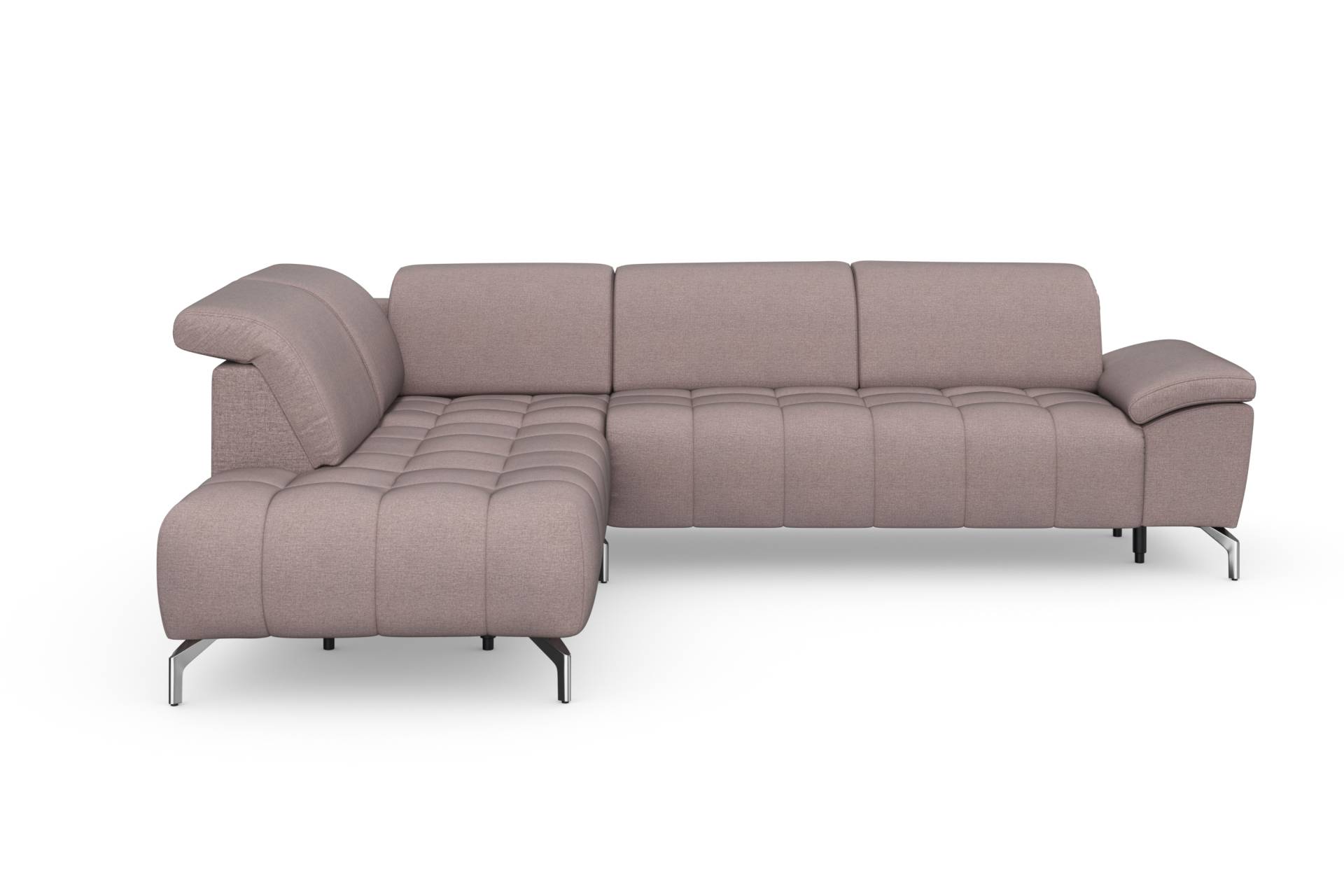 sit&more Ecksofa »Cool L-Form«, wahlweise mit Kopfteilverstellung und Vorziehsitz, motorisch von sit&more