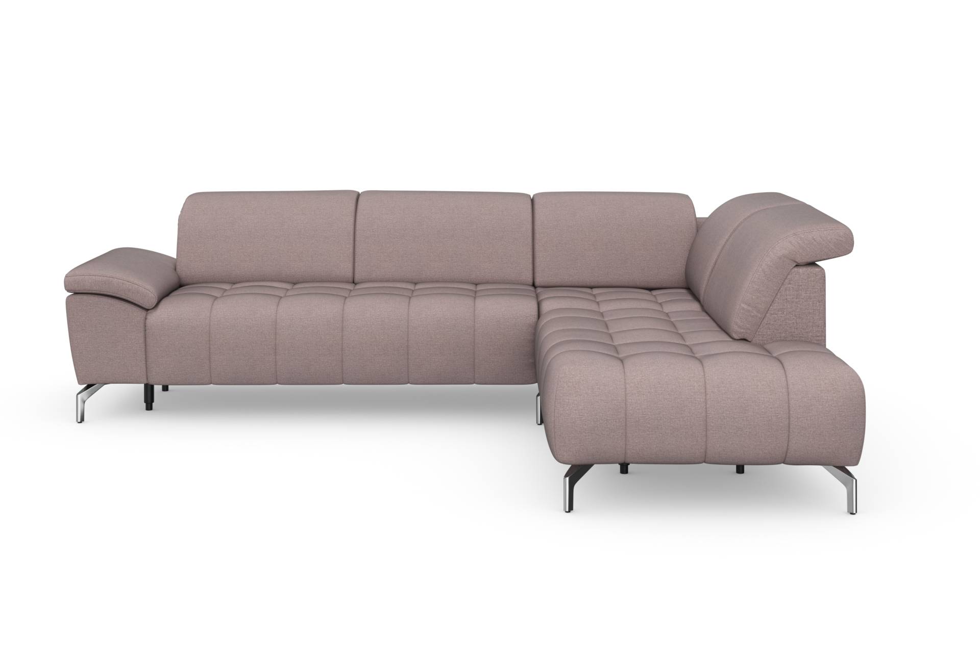 sit&more Ecksofa »Cool L-Form«, wahlweise mit Kopfteilverstellung und Vorziehsitz, motorisch von sit&more