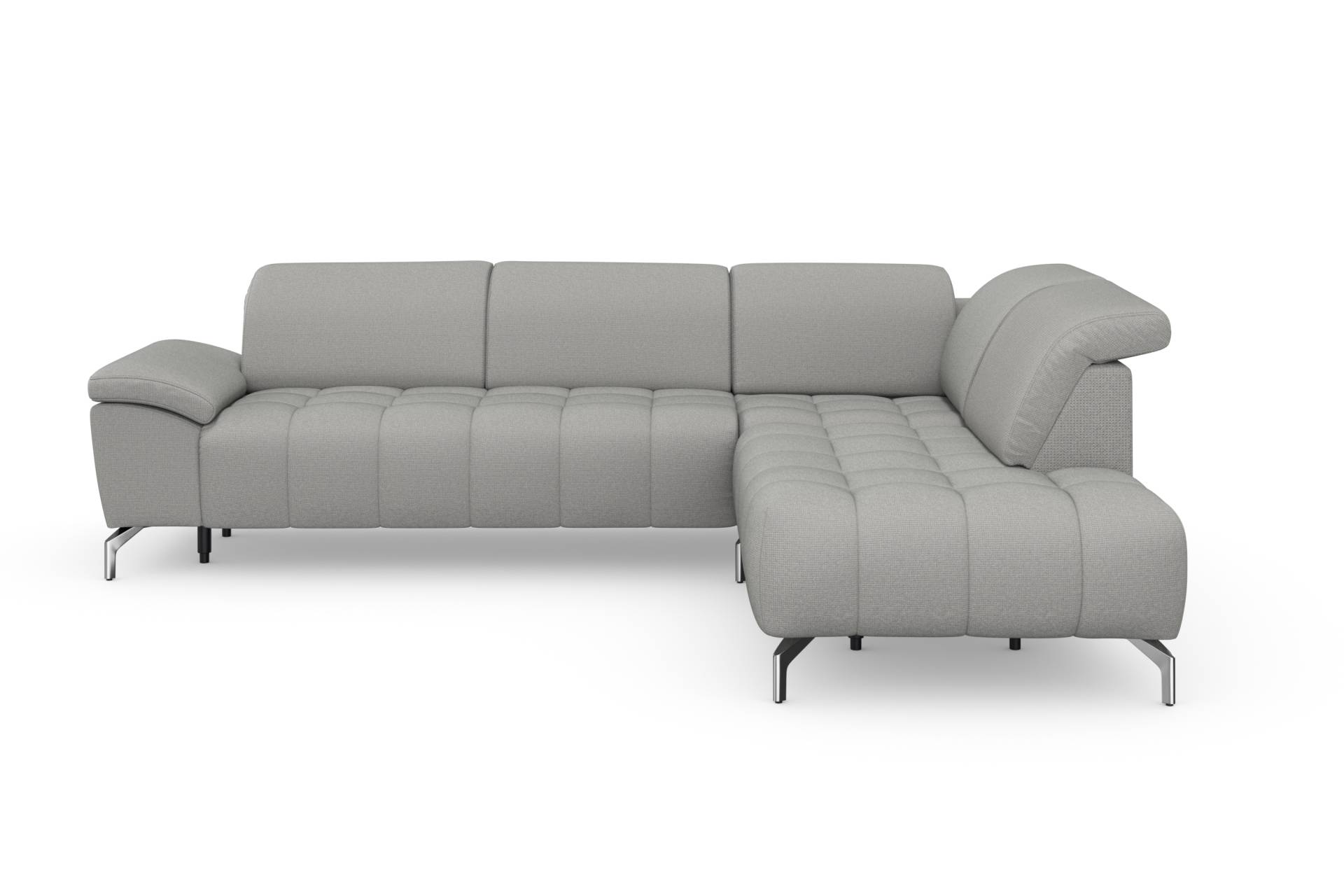 sit&more Ecksofa »Cool L-Form«, wahlweise mit Kopfteilverstellung und Vorziehsitz, motorisch von sit&more