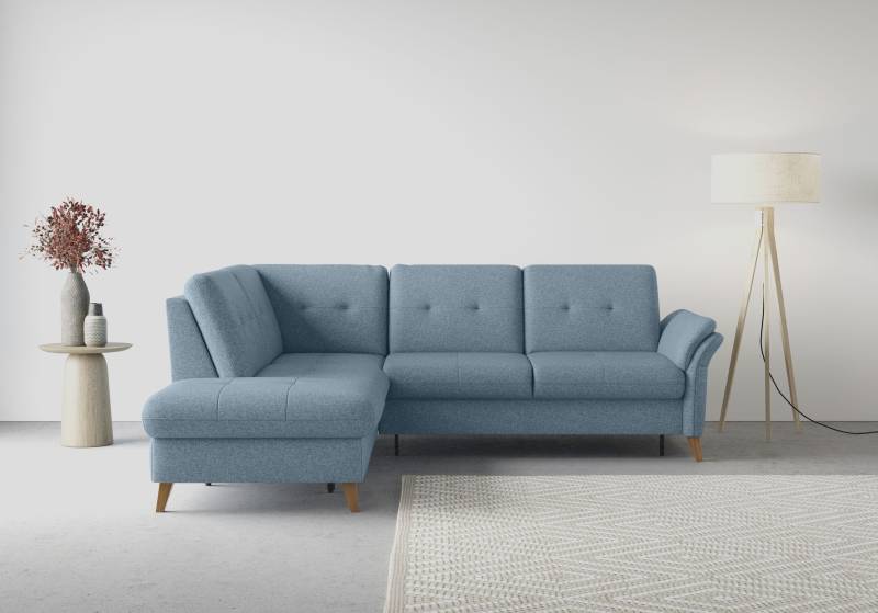 sit&more Ecksofa »Göteborg«, Sitztiefenverstellung und Federkern, wahlweise mit Bettfunktion von sit&more