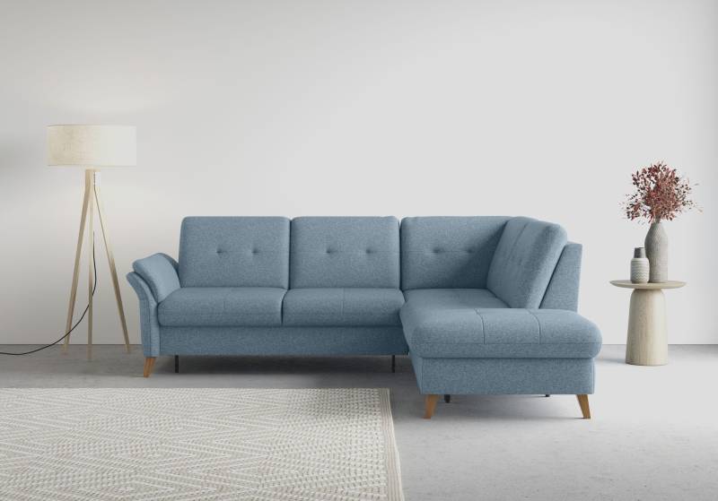 sit&more Ecksofa »Göteborg«, Sitztiefenverstellung und Federkern, wahlweise mit Bettfunktion von sit&more