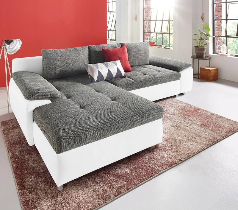 sit&more Ecksofa »Top Bilbao L-Form«, XXL, wahlweise mit Bettfunktion und Bettkasten von sit&more