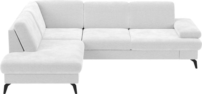 sit&more Ecksofa »Morris L-Form inkl. Sitztiefenverstellung«, wahlweise mit Bettfunktion, Bettkasten und Armteilverstellung von sit&more