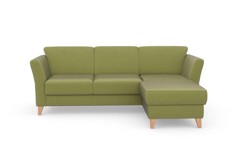 sit&more Ecksofa »Visby L-Form«, Wahlweise mit Bettfunktion und Bettkasten, frei im Raum stellbar von sit&more