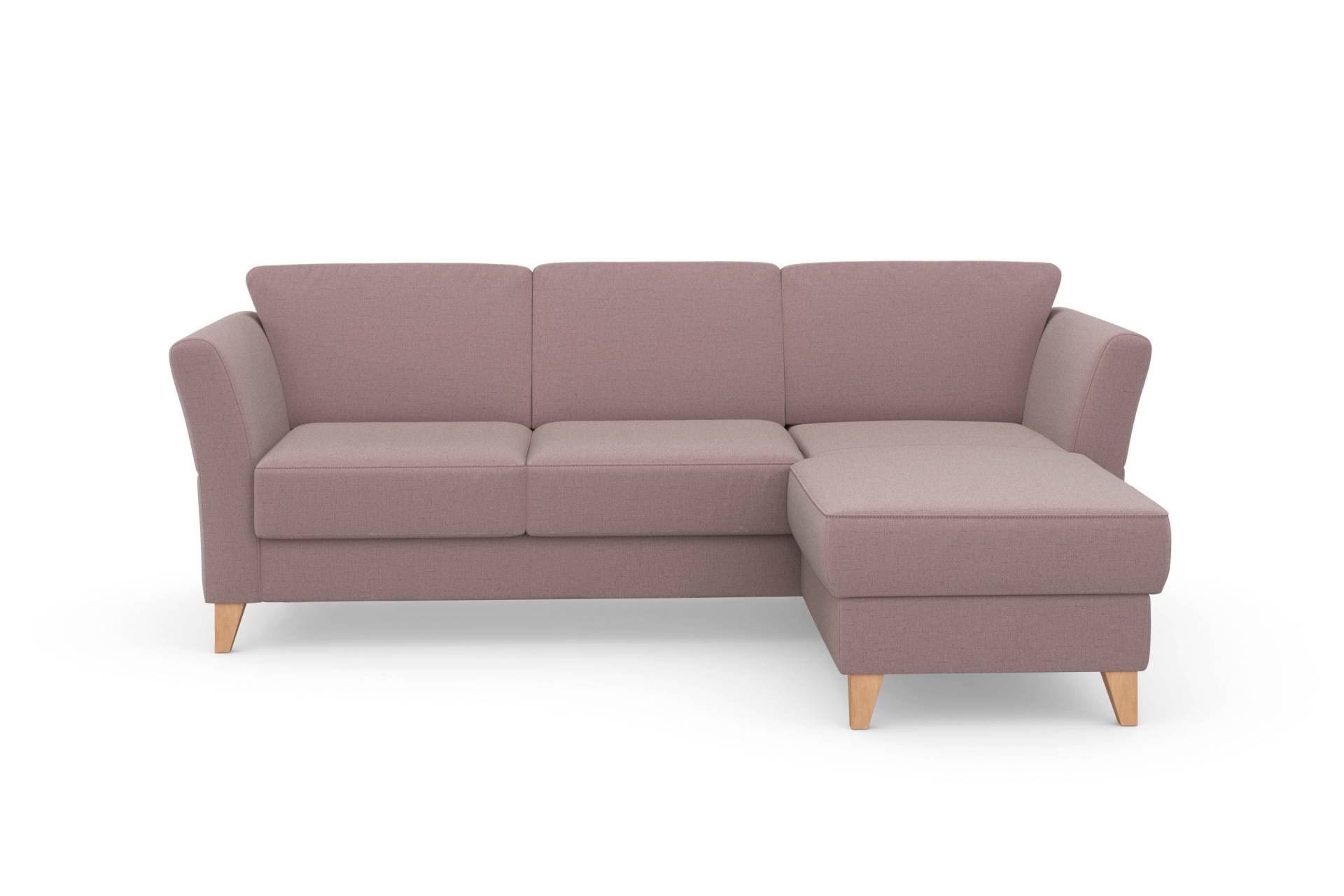 sit&more Ecksofa »Visby L-Form«, Wahlweise mit Bettfunktion und Bettkasten, frei im Raum stellbar von sit&more