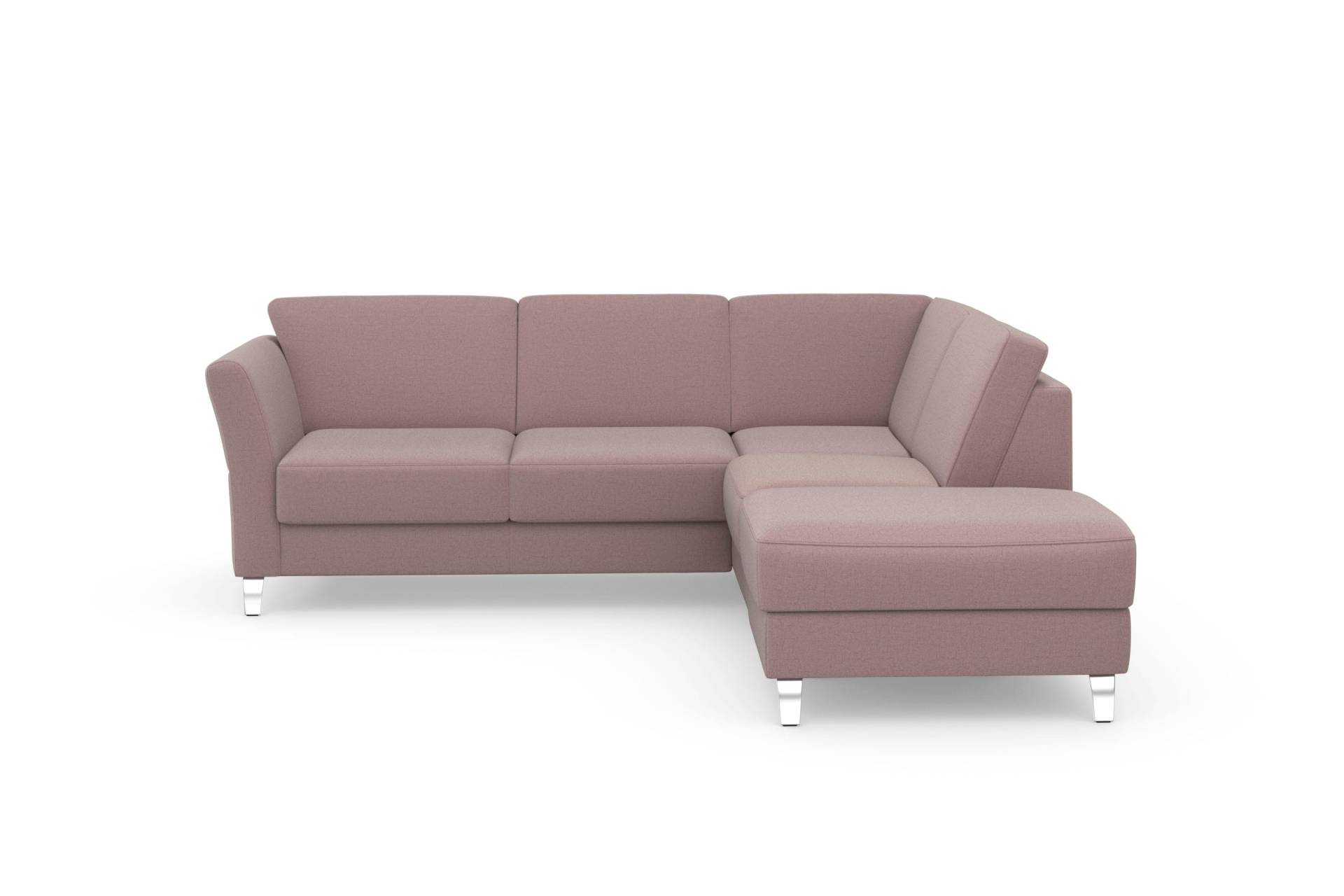 sit&more Ecksofa »Visby L-Form«, Wahlweise mit Bettfunktion und Stauraum, frei im Raum stellbar von sit&more