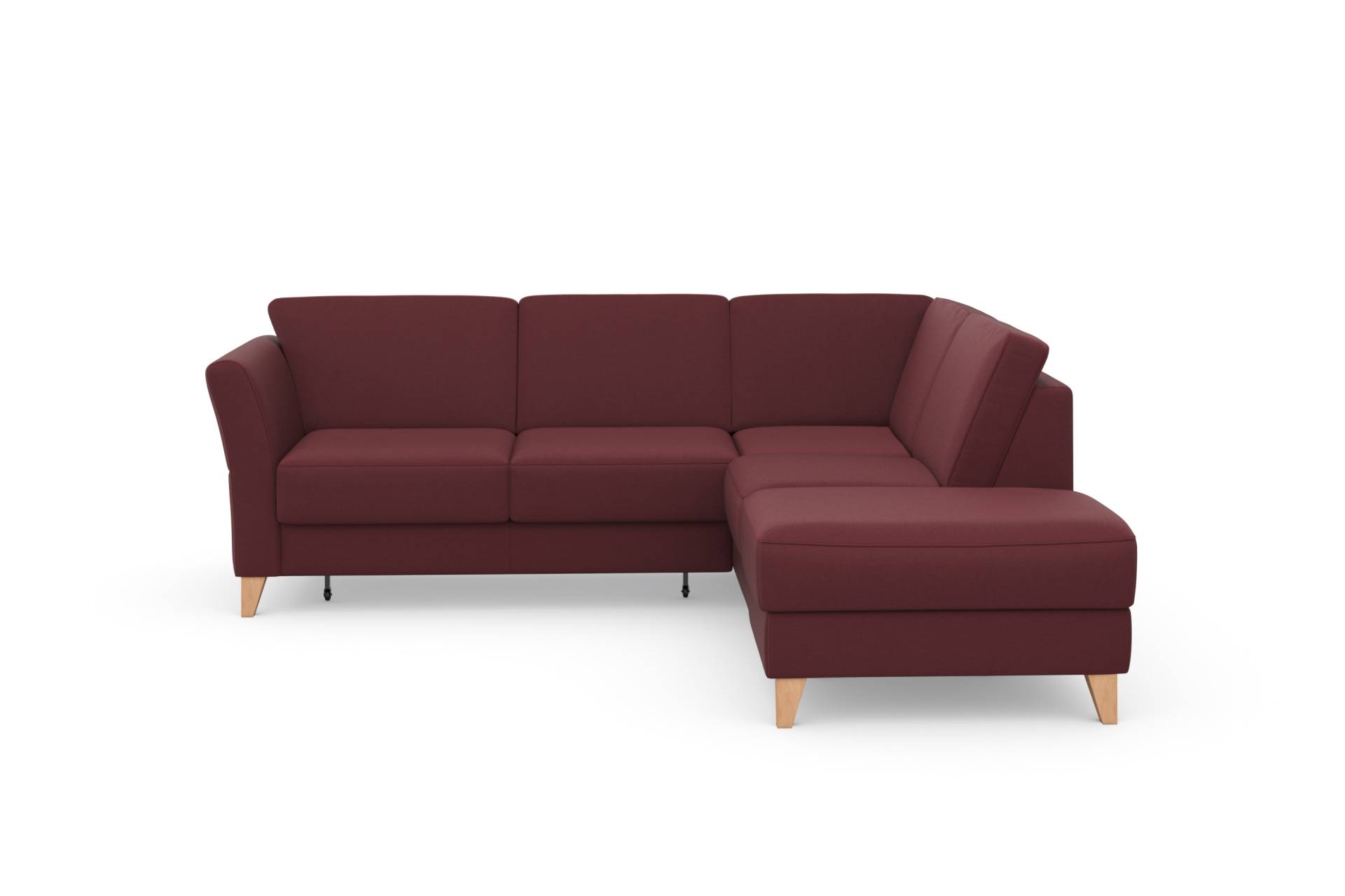 sit&more Ecksofa »Visby L-Form«, Wahlweise mit Bettfunktion und Stauraum, frei im Raum stellbar von sit&more