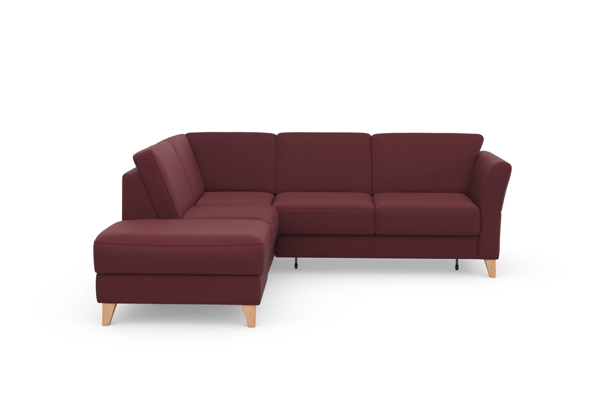 sit&more Ecksofa »Visby L-Form«, Wahlweise mit Bettfunktion und Stauraum, frei im Raum stellbar von sit&more