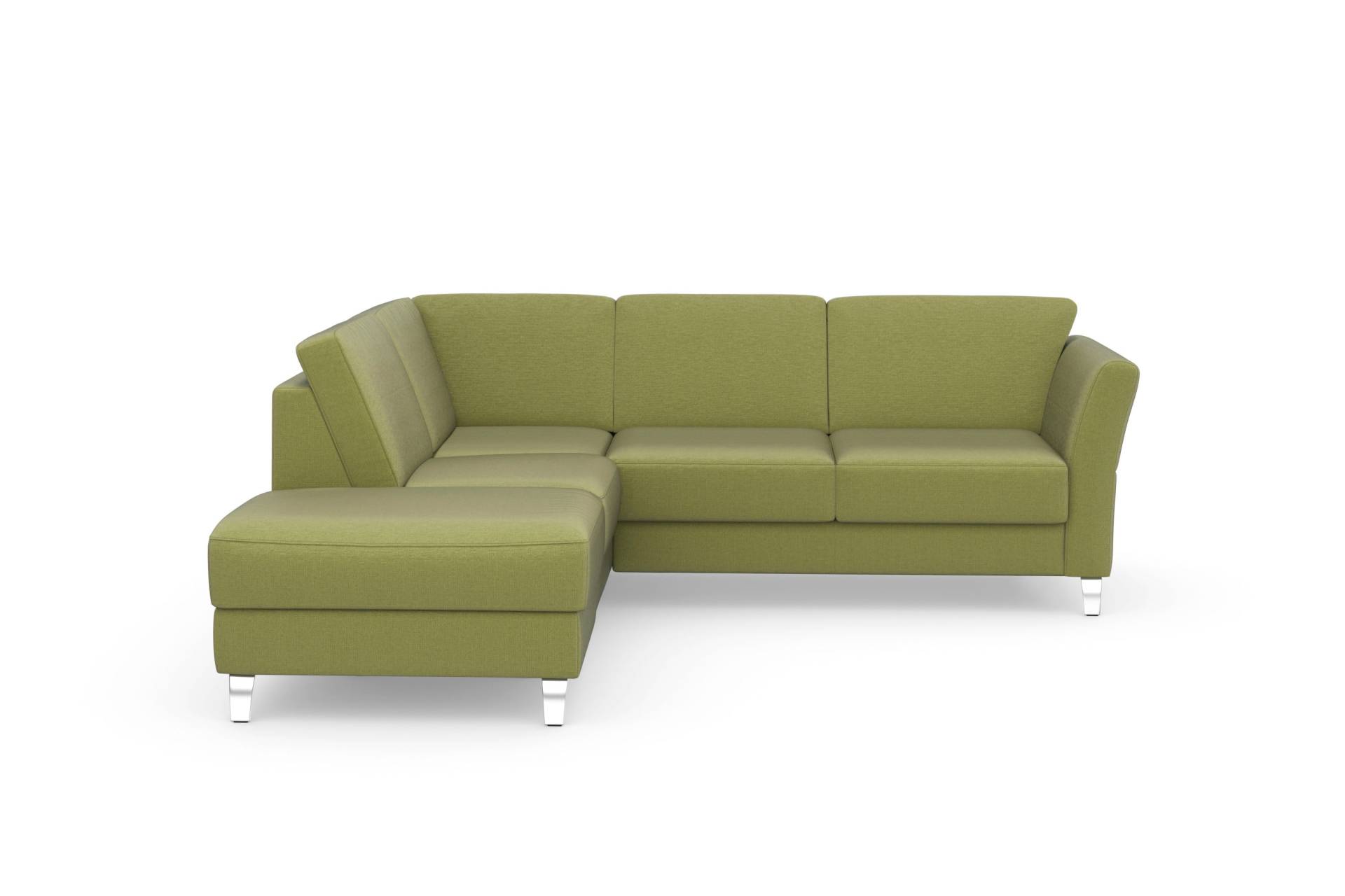 sit&more Ecksofa »Visby L-Form«, Wahlweise mit Bettfunktion und Stauraum, frei im Raum stellbar von sit&more