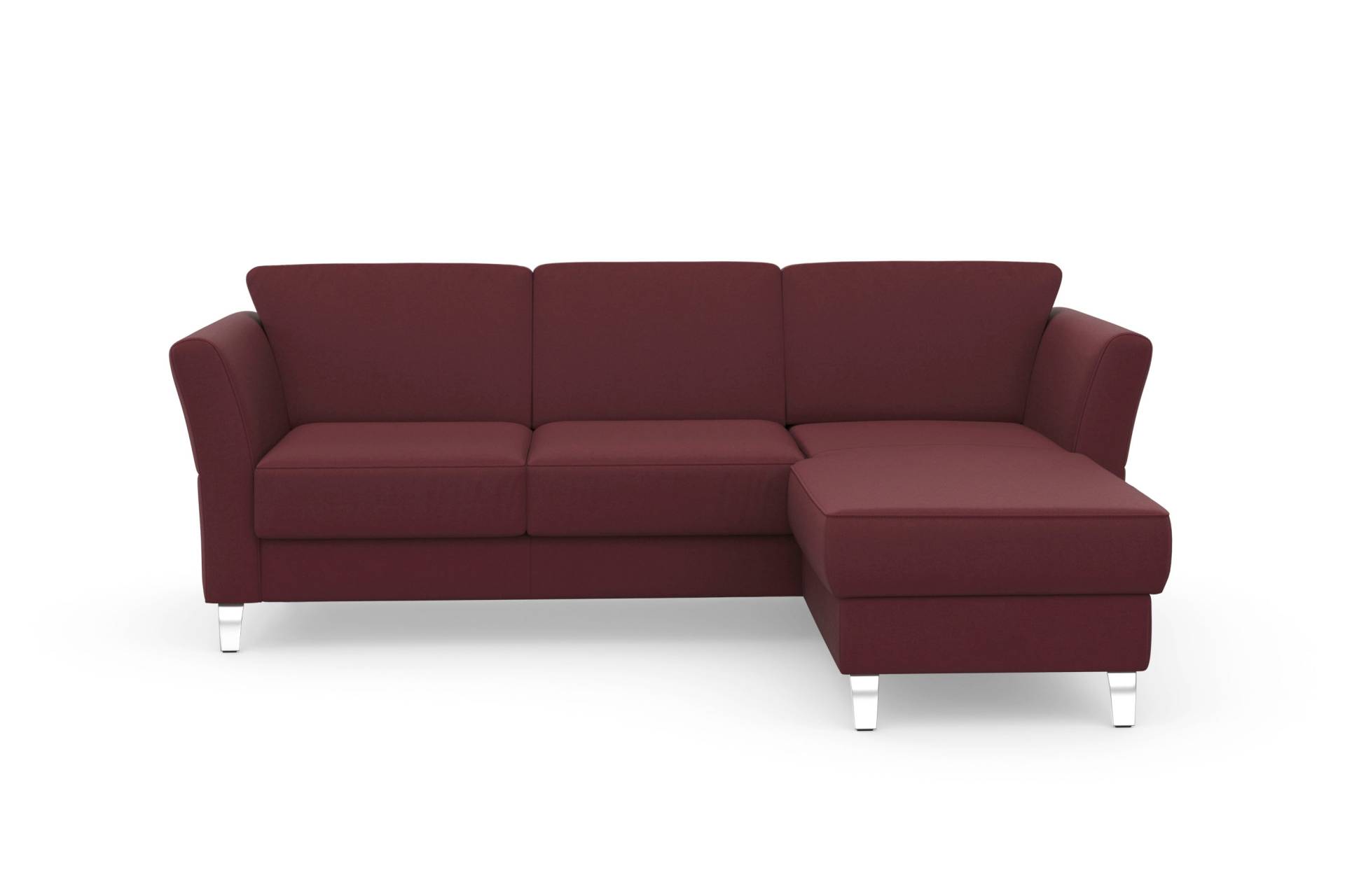 sit&more Ecksofa »Visby L-Form«, wahlweise mit Bettfunktion und Bettkasten, frei im Raum stellbar von sit&more