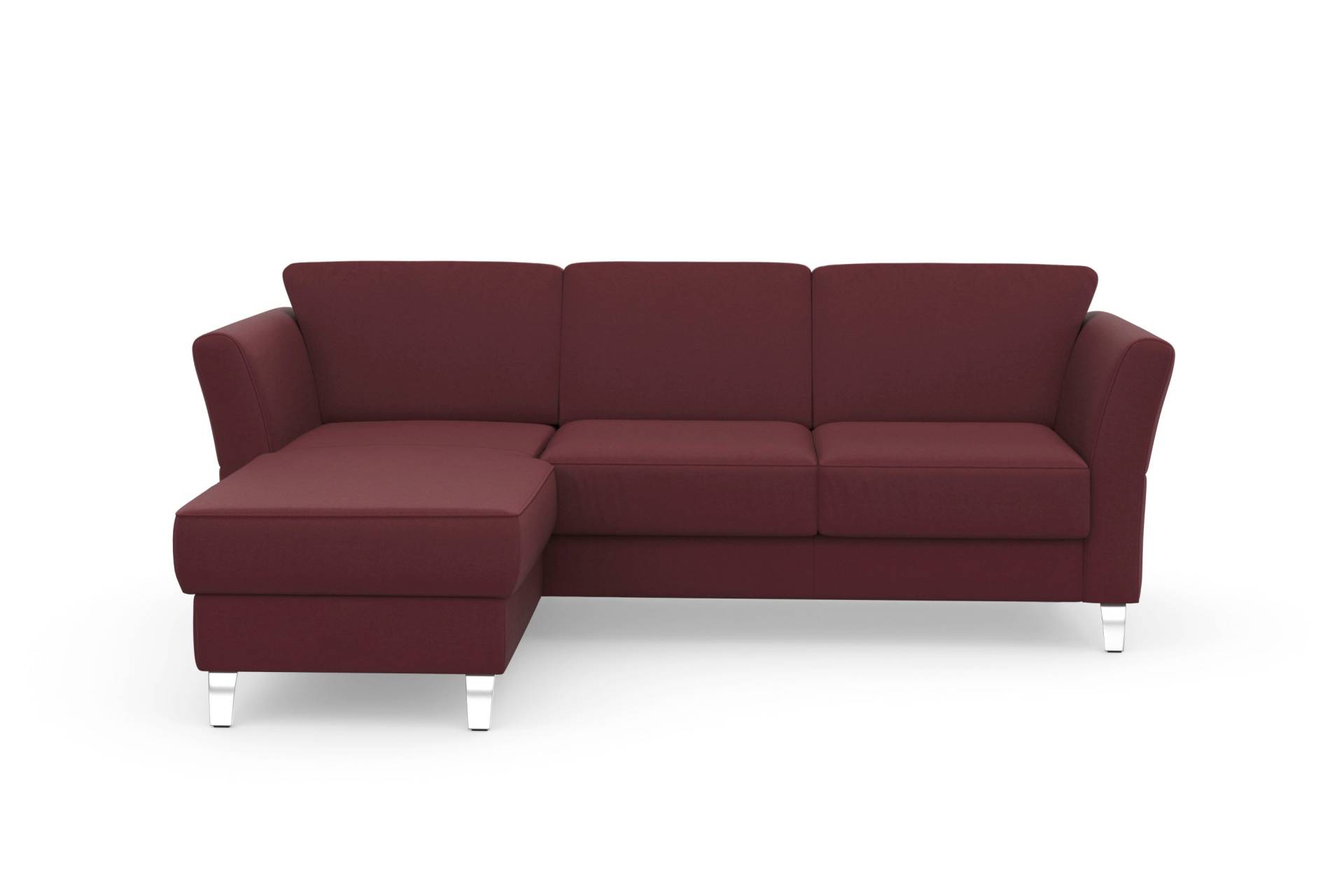 sit&more Ecksofa »Visby L-Form«, wahlweise mit Bettfunktion und Bettkasten, frei im Raum stellbar von sit&more