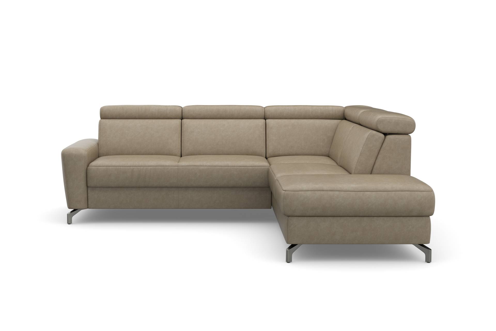 sit&more Ecksofa »Scarlett L-Form«, inklusive Kopfteilverstellung, wahlweise mit Bettfunktion, Bettkasten von sit&more