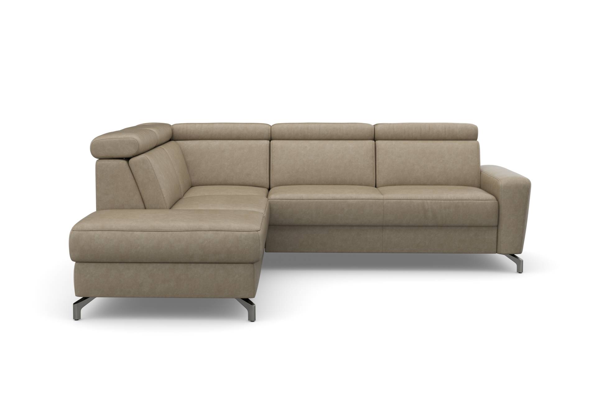 sit&more Ecksofa »Scarlett L-Form«, inklusive Kopfteilverstellung, wahlweise mit Bettfunktion, Bettkasten von sit&more