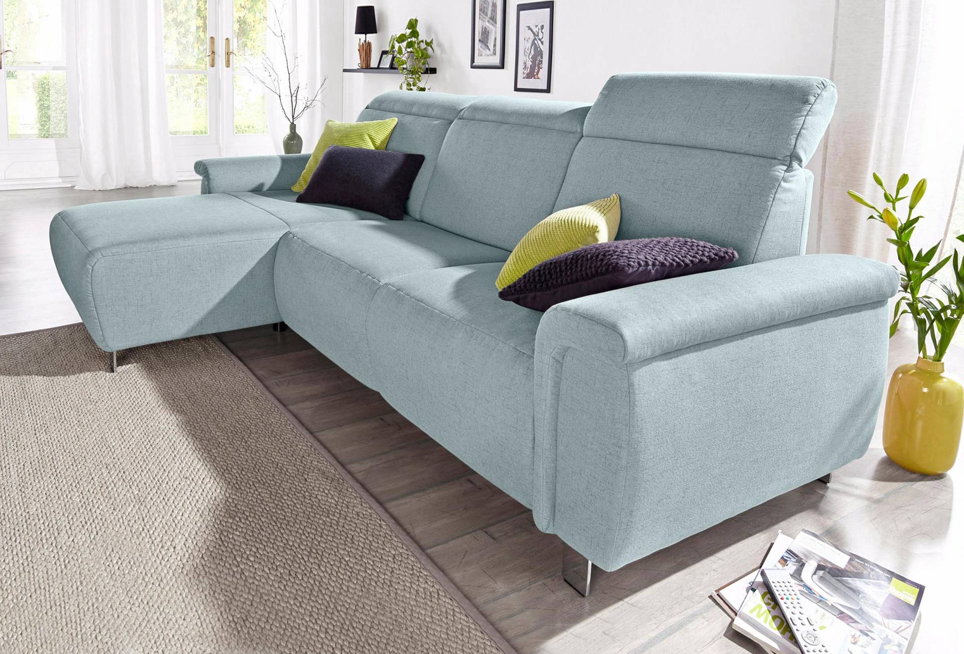 sit&more Ecksofa »Township L-Form«, wahlweise mit elektrischer Wallfree-Funktion von sit&more