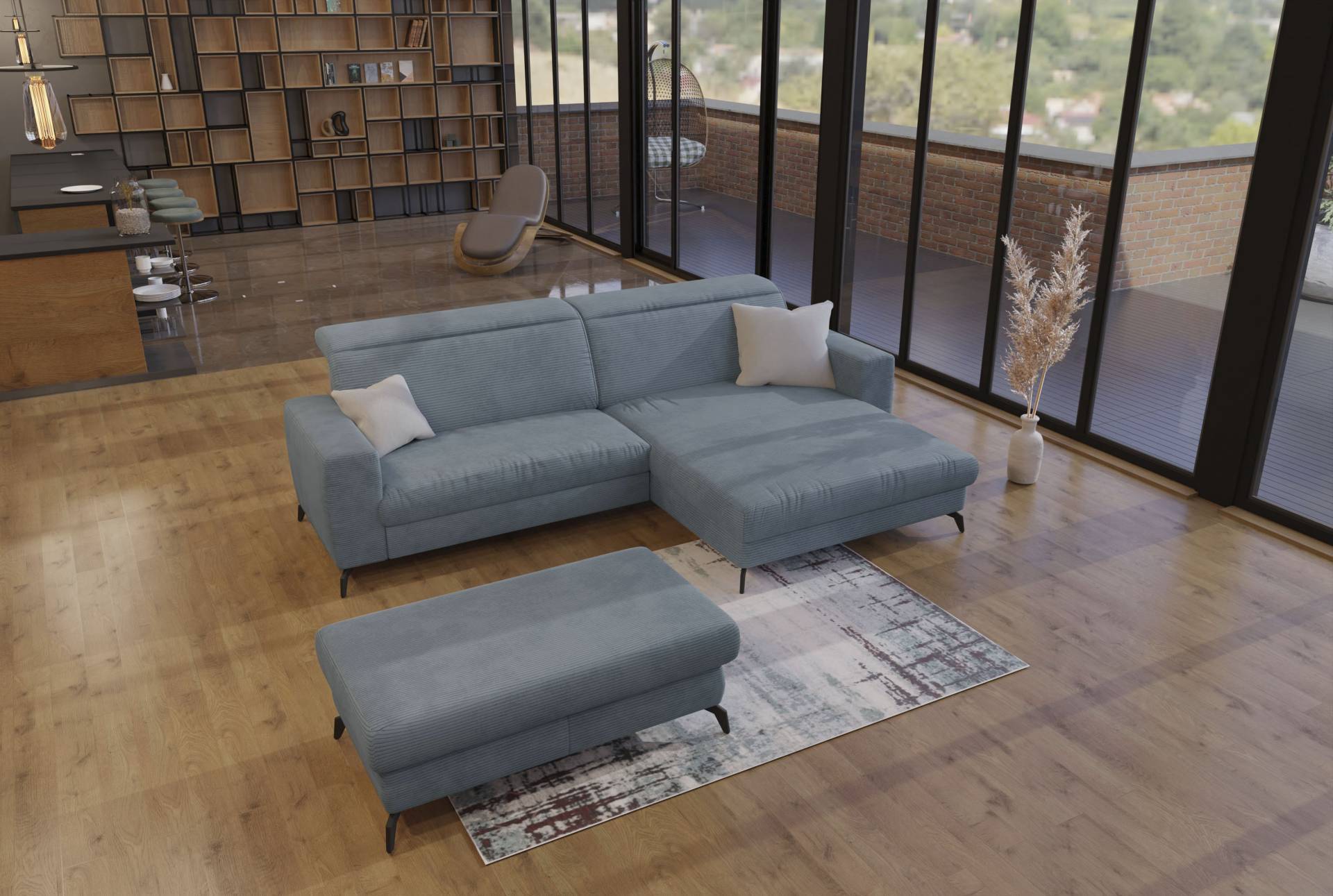 sit&more Ecksofa »Bolero L-Form« von sit&more