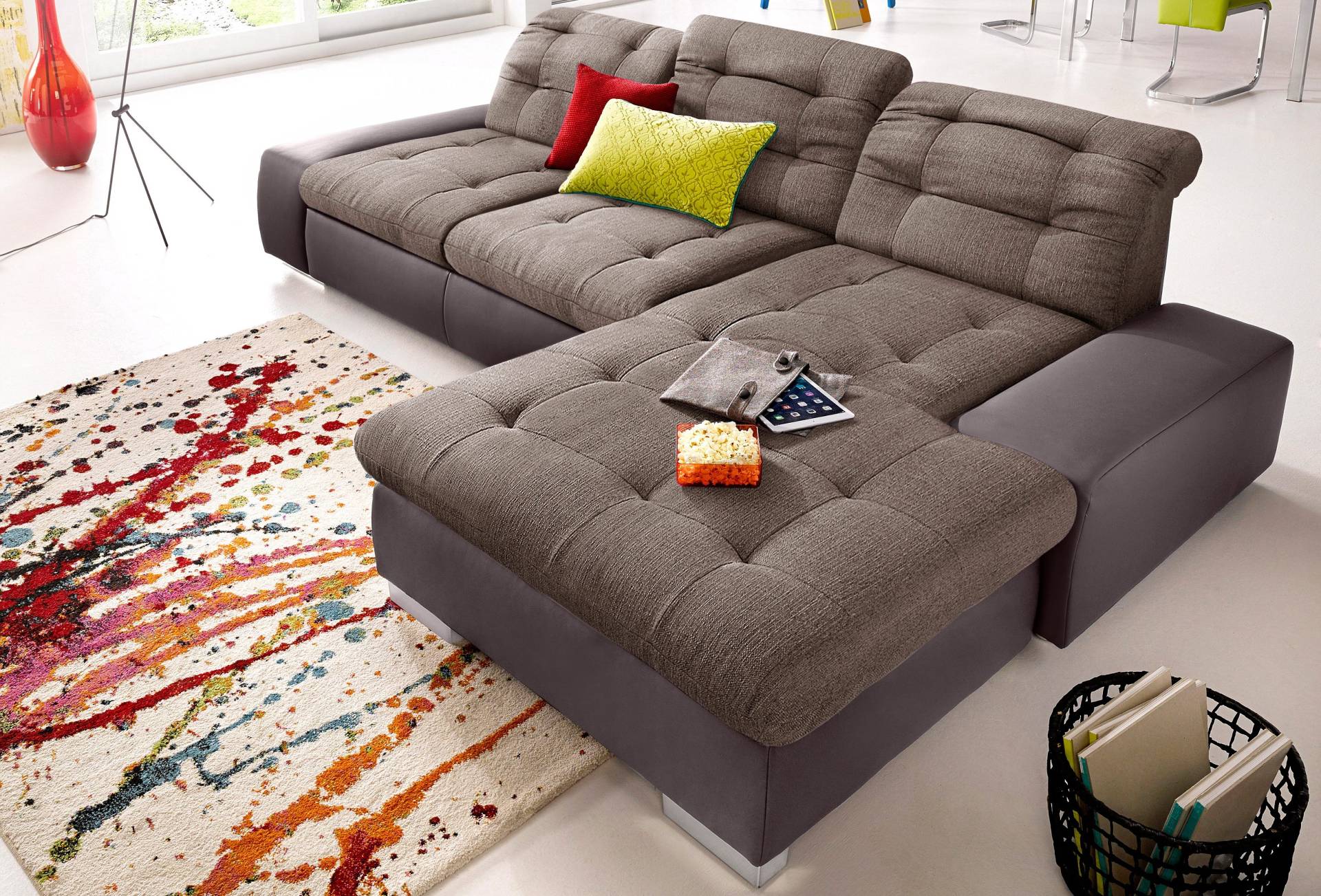 sit&more Ecksofa »Palomino L-Form«, wahlweise XL oder XXL und mit Bettfunktion von sit&more