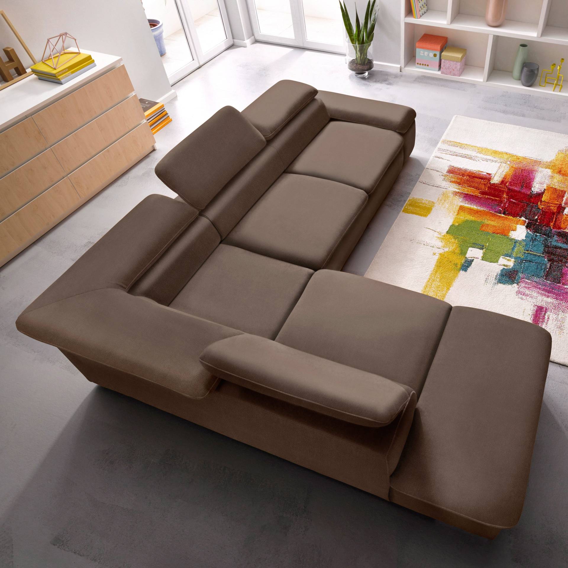 sit&more Ecksofa »Alcatraz L-Form«, wahlweise mit Bettfunktion von sit&more