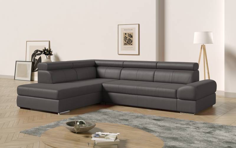 sit&more Ecksofa »Broadway L-Form«, mit verstellbaren Kopfteilen, wahlweise mit Bettfunktion von sit&more