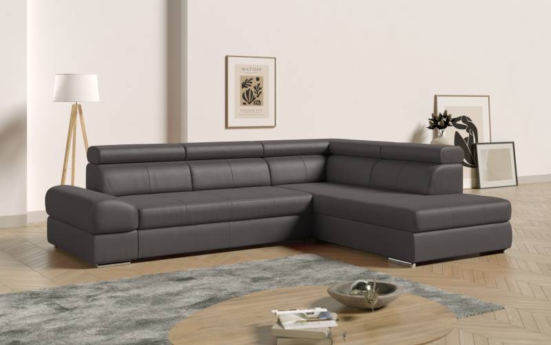 sit&more Ecksofa »Broadway L-Form«, mit verstellbaren Kopfteilen, wahlweise mit Bettfunktion von sit&more