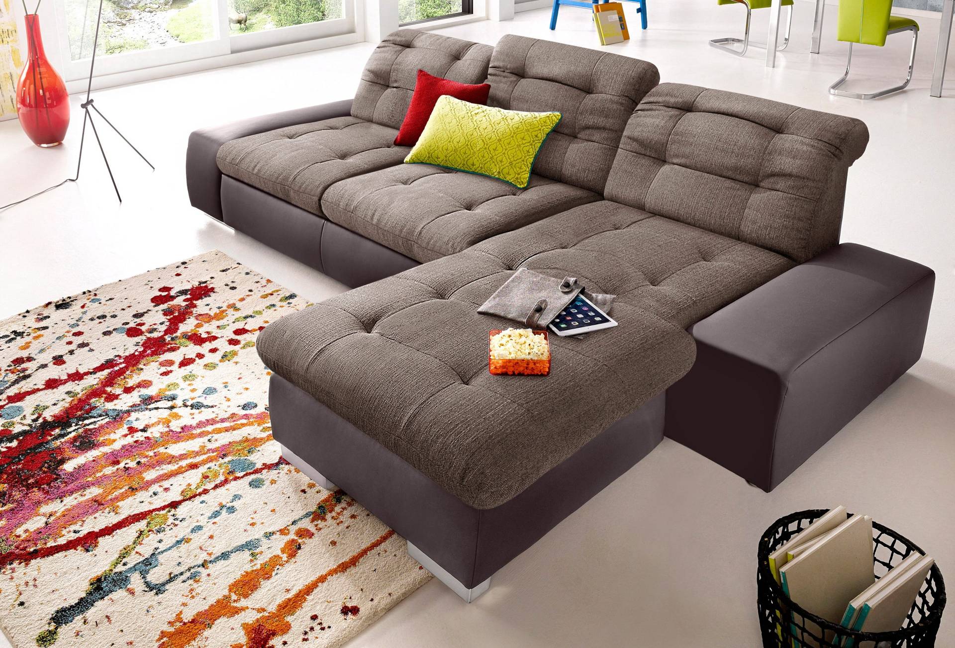 sit&more Ecksofa »Palomino L-Form«, wahlweise XL oder XXL und mit Bettfunktion von sit&more