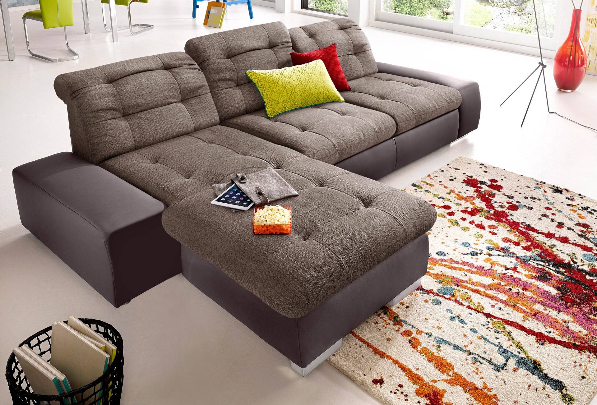 sit&more Ecksofa »Palomino L-Form«, wahlweise XL oder XXL und mit Bettfunktion von sit&more