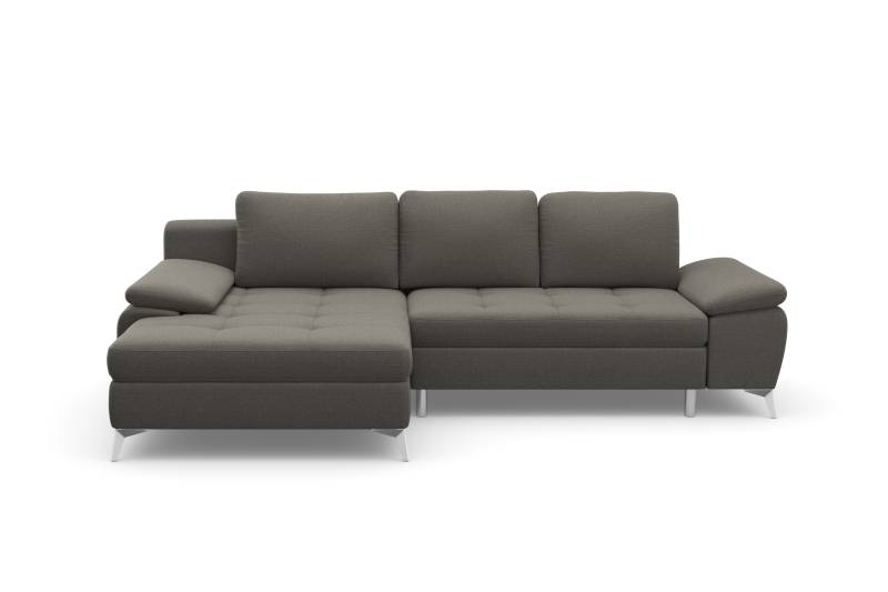 sit&more Ecksofa »Latigo L-Form«, mit Recamiere, wahlweise mit Bettfunktion und Bettkasten von sit&more