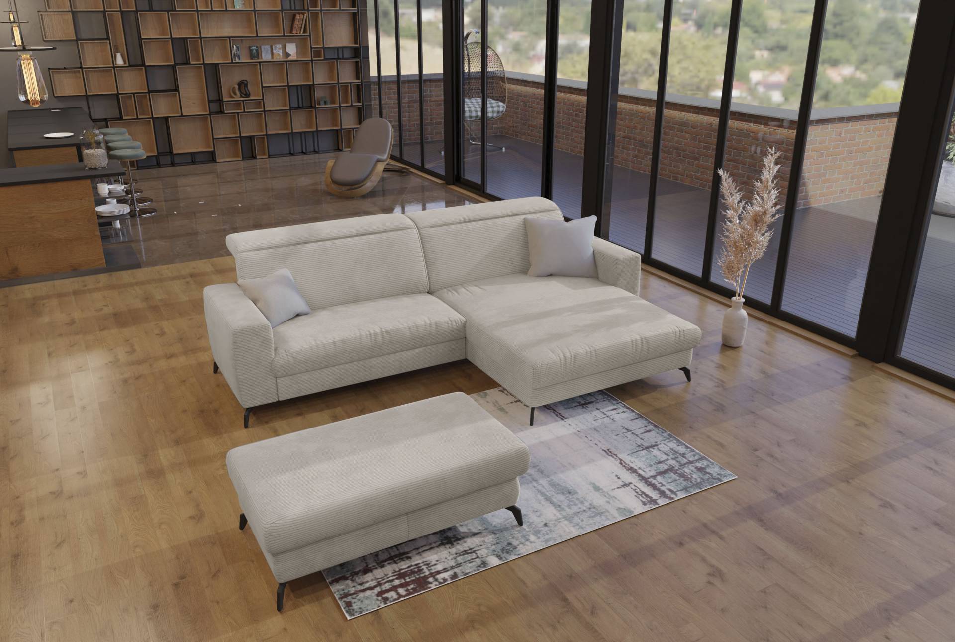 sit&more Ecksofa »Bolero L-Form« von sit&more