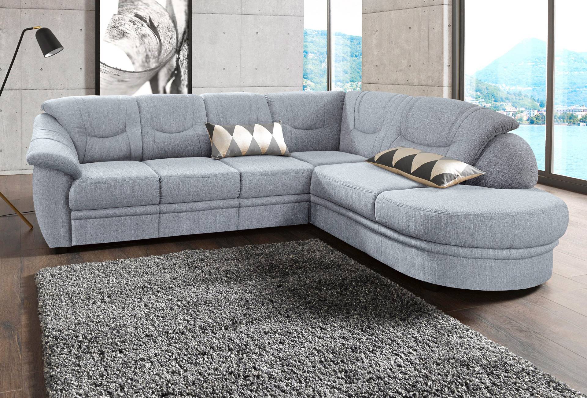 sit&more Ecksofa »Savoni L-Form«, wahlweise mit Bettfunktion von sit&more