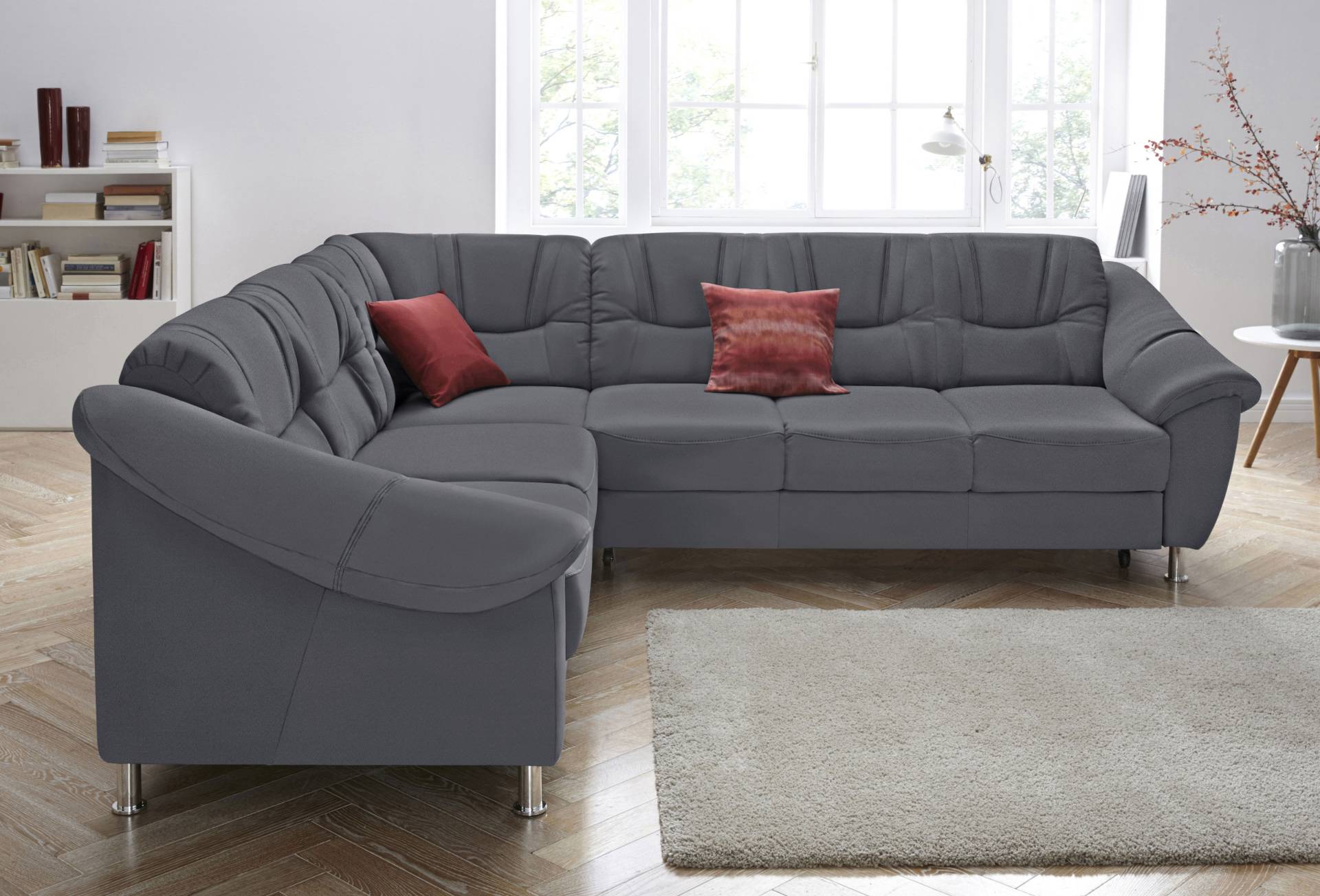 sit&more Ecksofa »Salsa L-Form«, mit Federkern, wahlweise mit Bettfunktion von sit&more