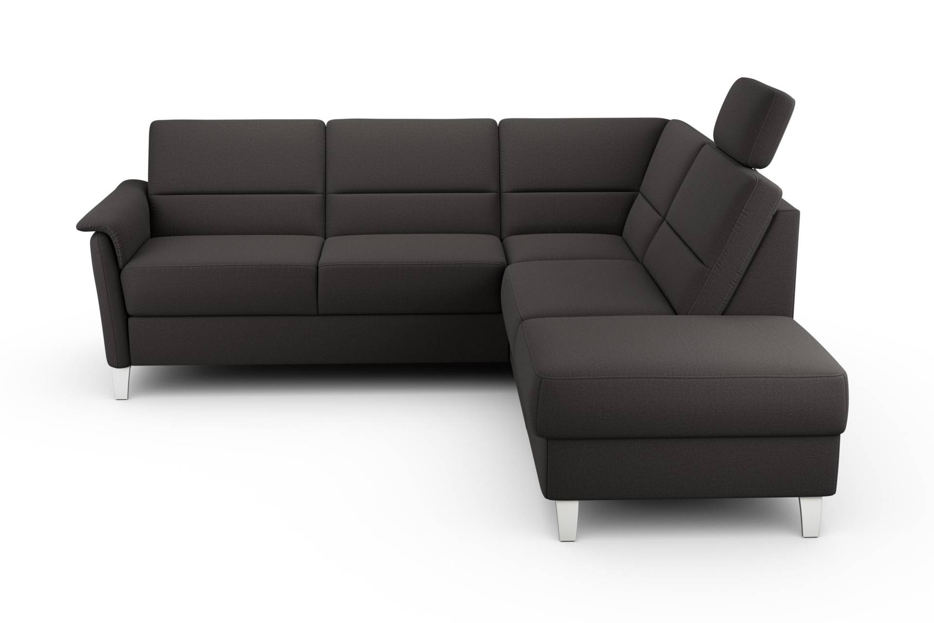 sit&more Ecksofa »Palmera L-Form«, Federkern, wahlweise mit Bettfunktion und mit/ohne Stauraum von sit&more