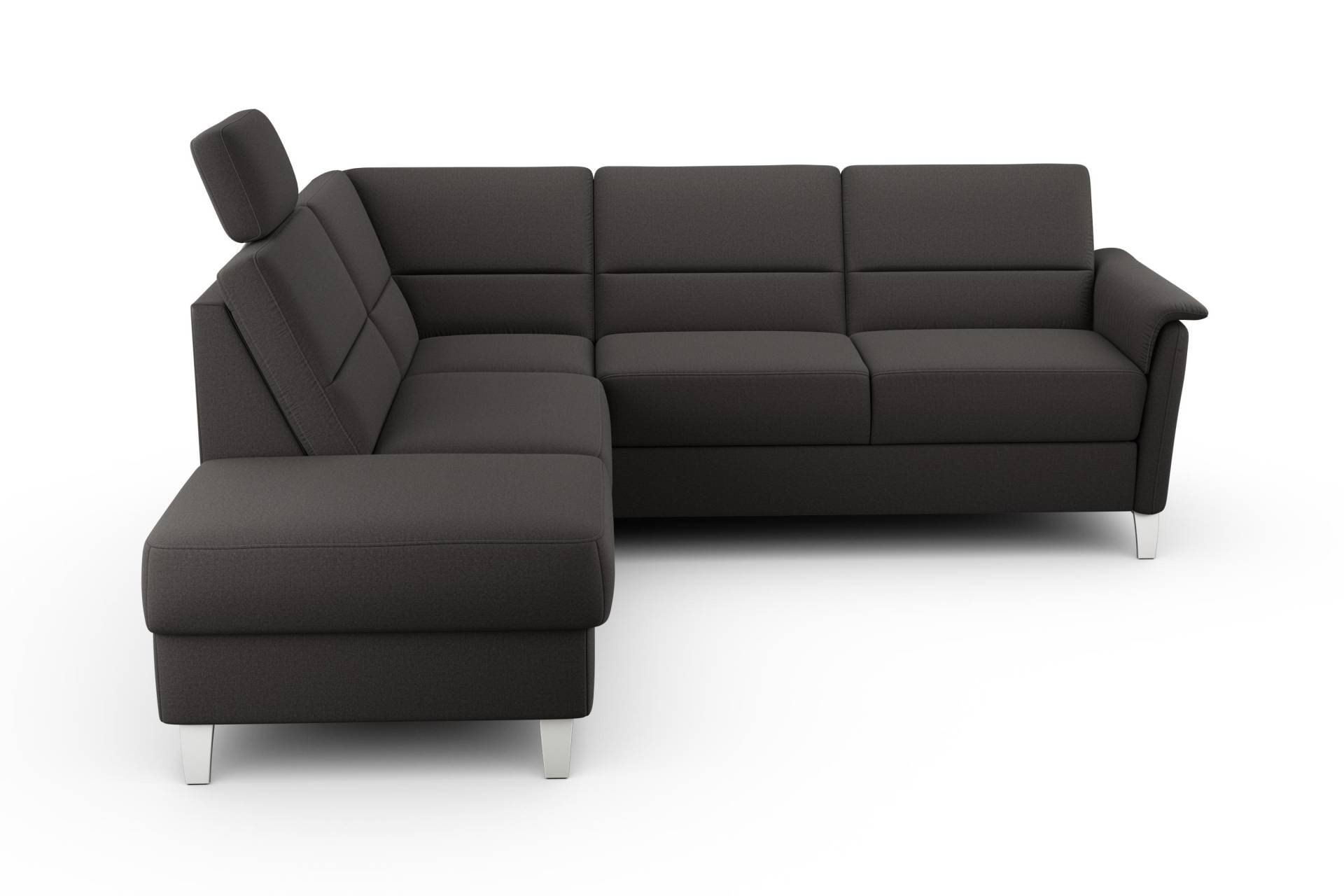 sit&more Ecksofa »Palmera L-Form«, Federkern, wahlweise mit Bettfunktion und mit/ohne Stauraum von sit&more