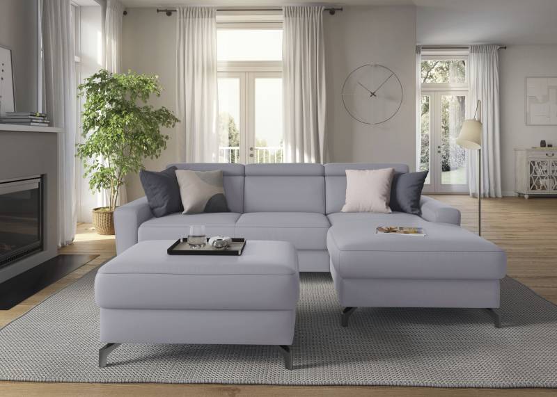 sit&more Ecksofa »Scarlett L-Form«, inklusive Kopfteilverstellung, wahlweise mit Bettfunktion, Bettkasten von sit&more