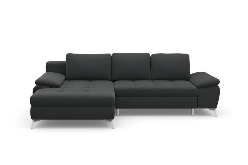 sit&more Ecksofa »Latigo L-Form«, mit Recamiere, wahlweise mit Bettfunktion und Bettkasten von sit&more