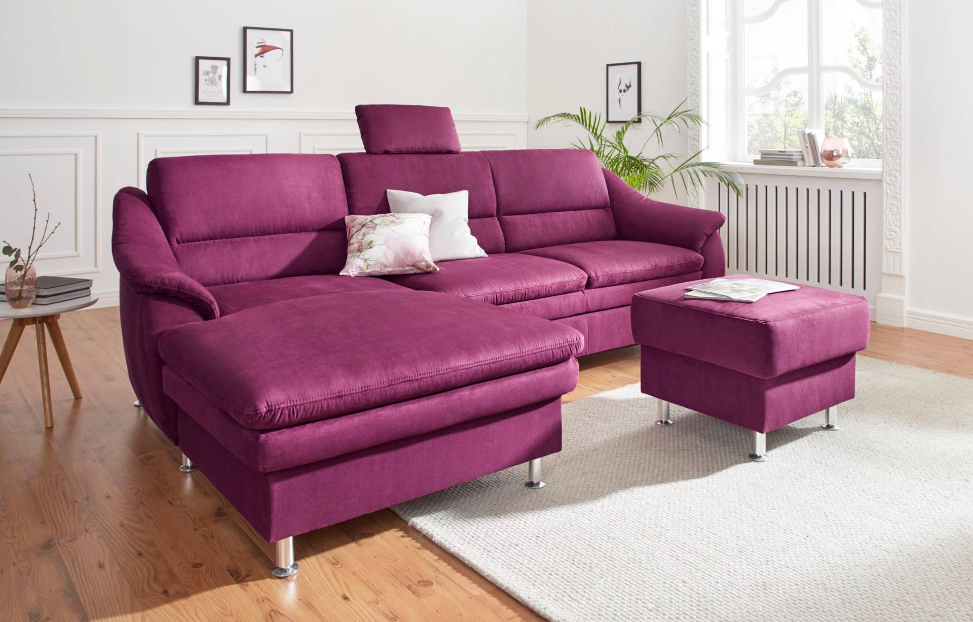 sit&more Ecksofa »Cardoso L-Form«, mit Federkern, wahlweise mit Bettfunktion von sit&more