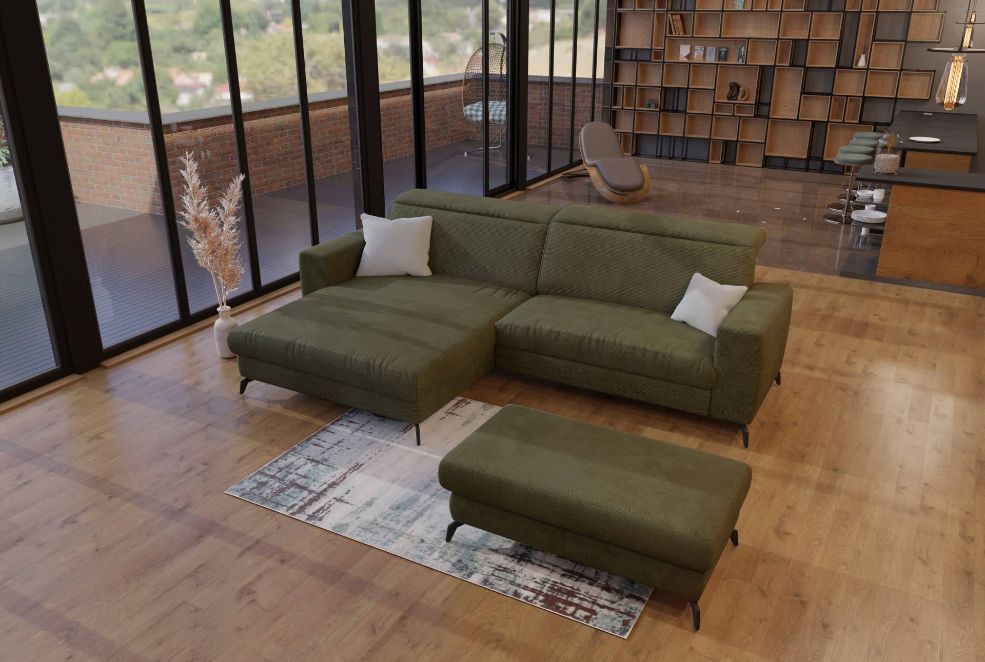 sit&more Ecksofa »Bolero L-Form« von sit&more