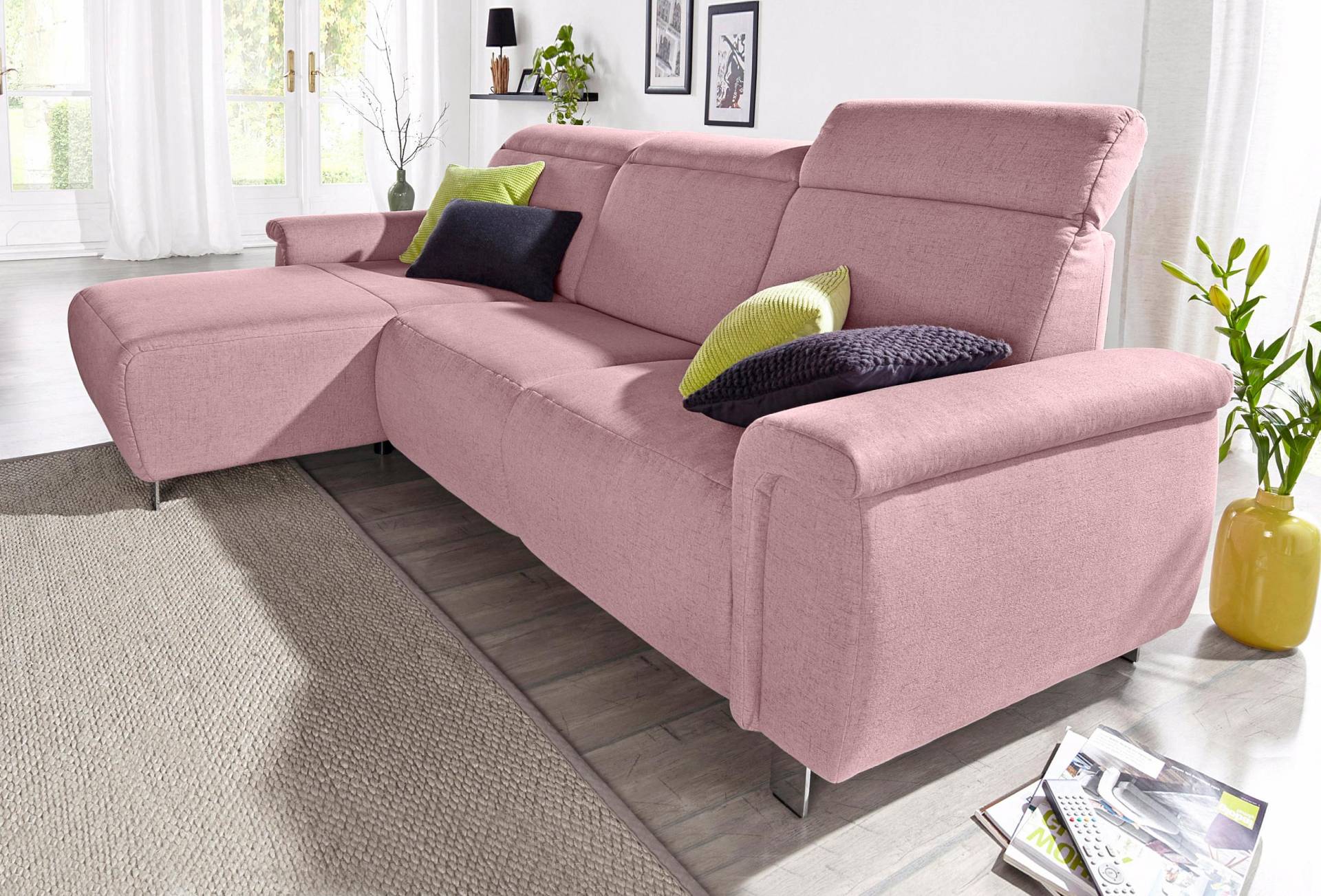 sit&more Ecksofa »Township L-Form«, wahlweise mit elektrischer Wallfree-Funktion von sit&more